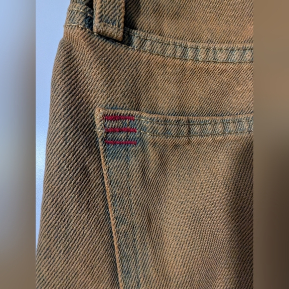 BDG Womens US 26 Mom High Rise Orange/Gold Acid Wash Jeans Preowned - Picture 5 of 13